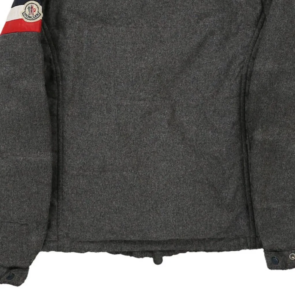 10 Years Moncler Coat - Small Grey Wool Blend