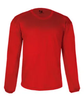 1453 Badger Adult 100% Polyester BT5 Performance Pullover Crewneck Sweatshirt Red
