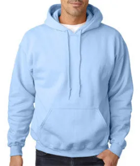 18500 Gildan Adult Heavy BlendHooded Sweatshirt Light Blue