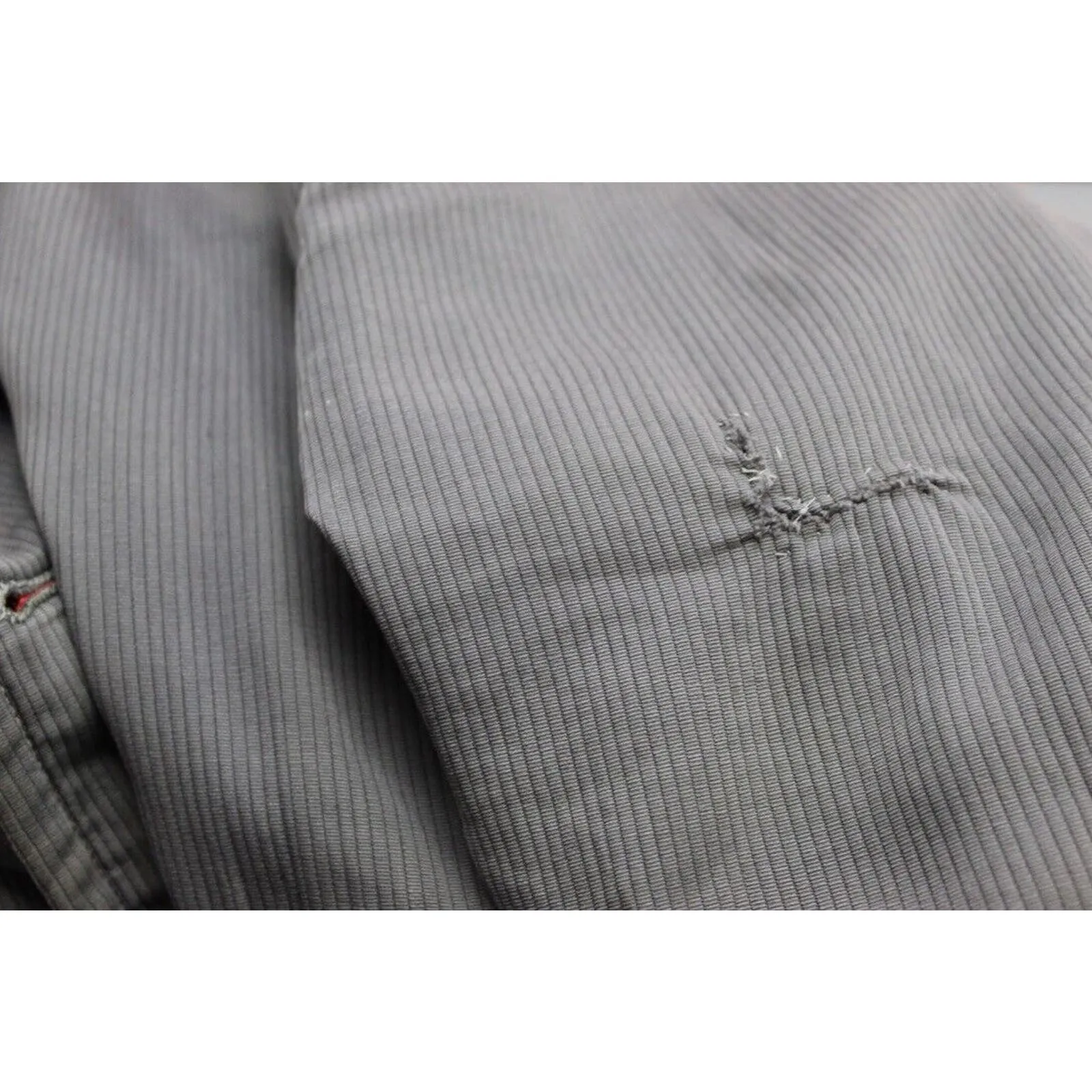 1950s VTG WOOLRICH COAT jacket RARE Car Coat Gray Cord/Reversible Red Wool M/L