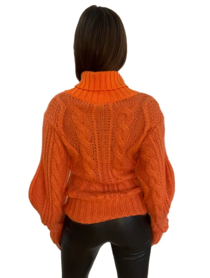 Aalto Orange Knit Jumper. Size: 38