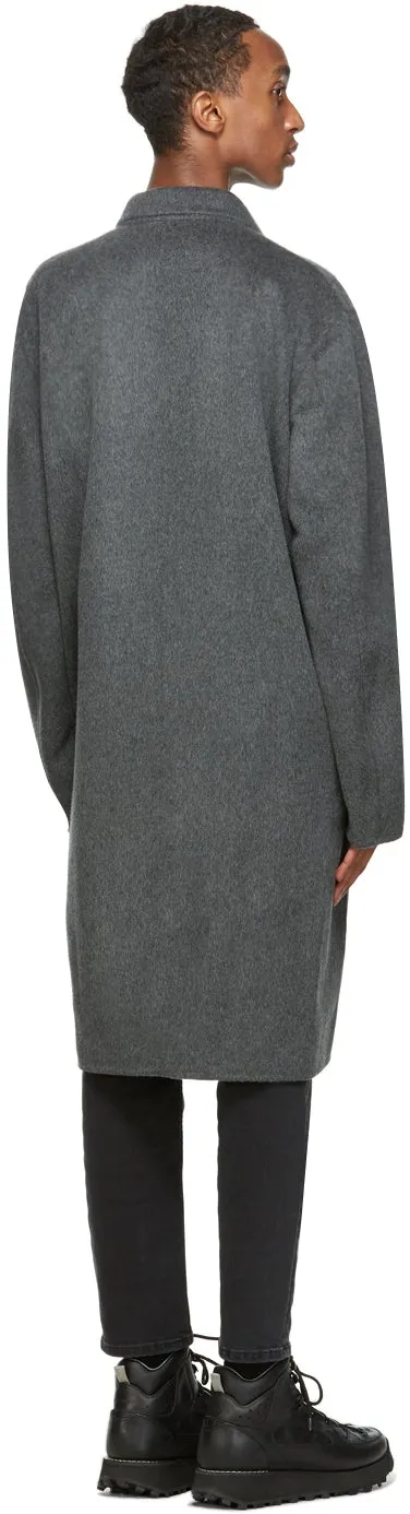 Acne Studios Grey Wool Coat