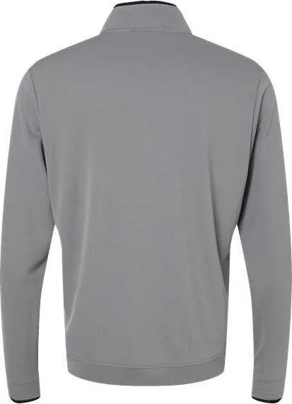 Adidas A2002 Lightweight Quarter-Zip Pullover - Gray Three/ Black