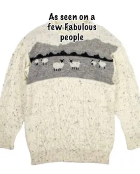 Adults Sheep Aran Jumper 36” only