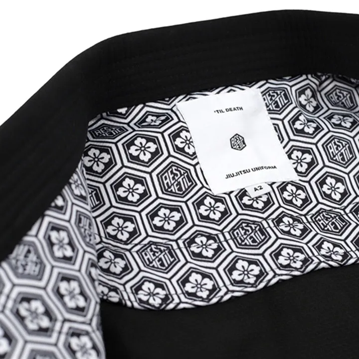 Aesthetic "Kikko" BJJ Gi - Black