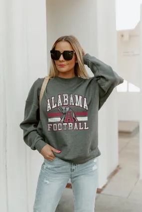 ALABAMA CRIMSON TIDE PLAYMAKER PREMIUM FLEECE DROP SHOULDER CREWNECK PULLOVER
