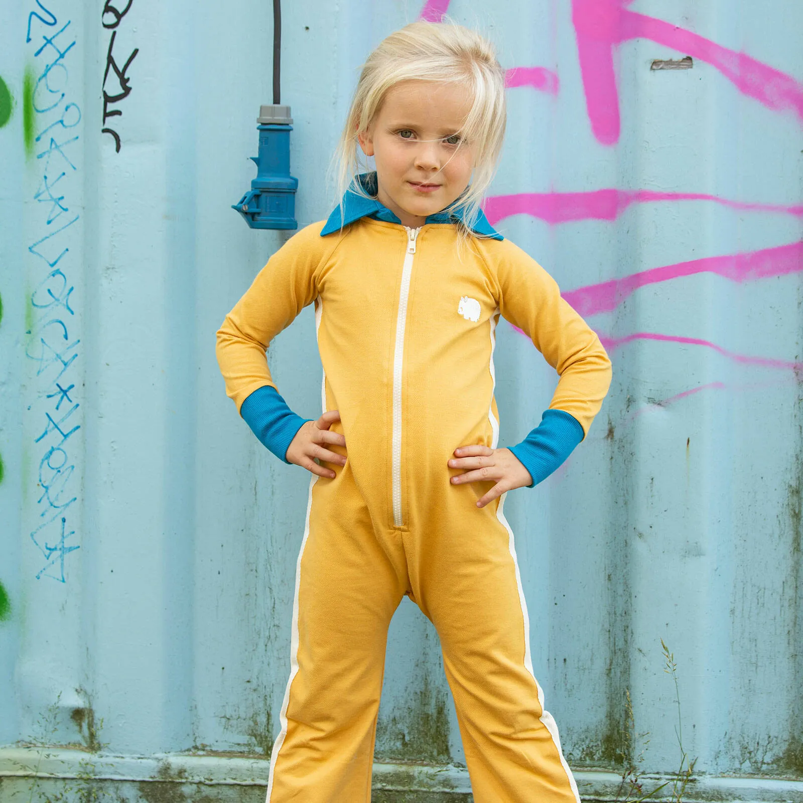 Albababy Overall Lamar Flipsuit Bright Gold