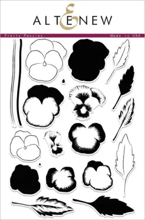 Altenew - Clear Stamp Set - Pretty Pansy