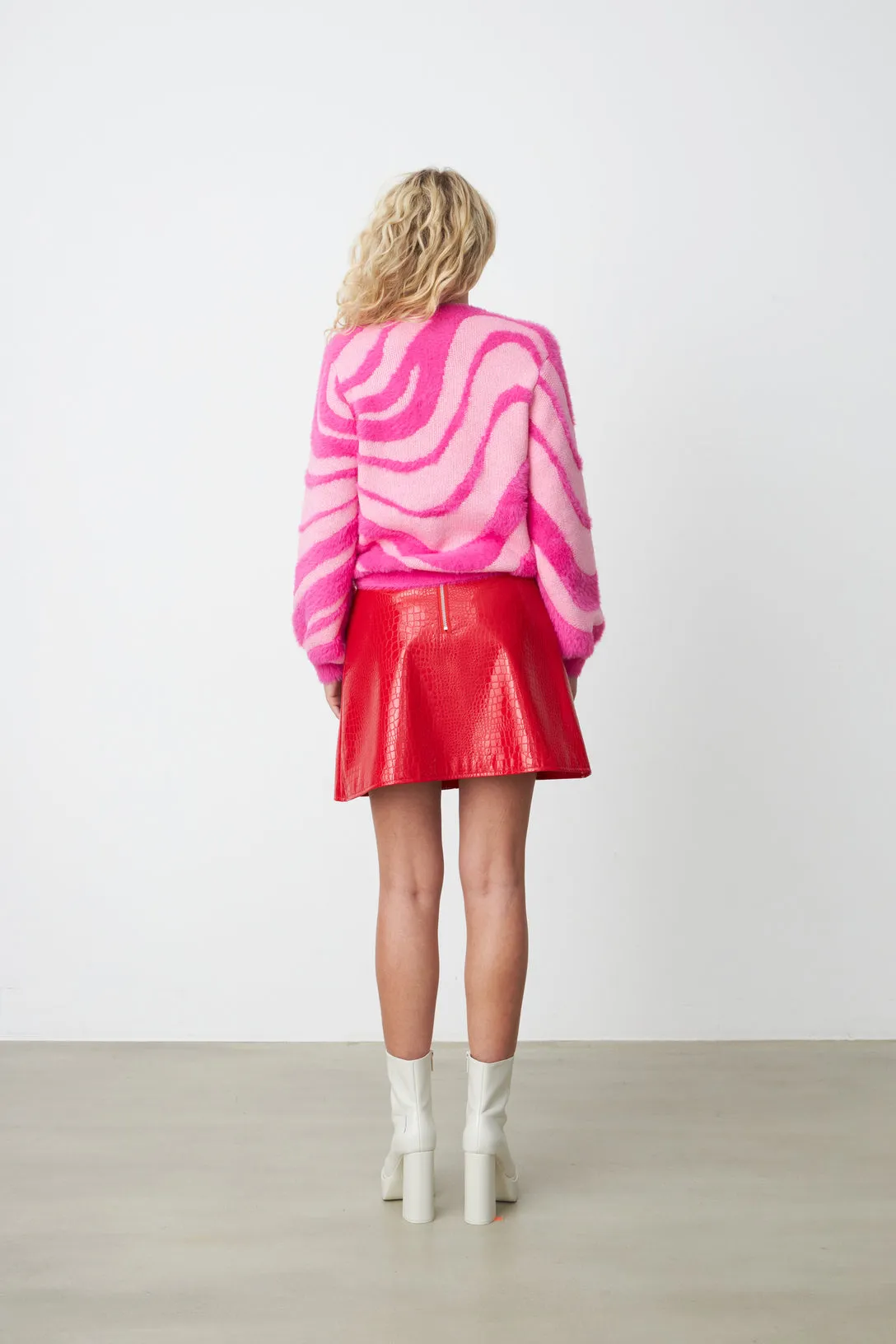 Angela Pullover - Swirl Pink