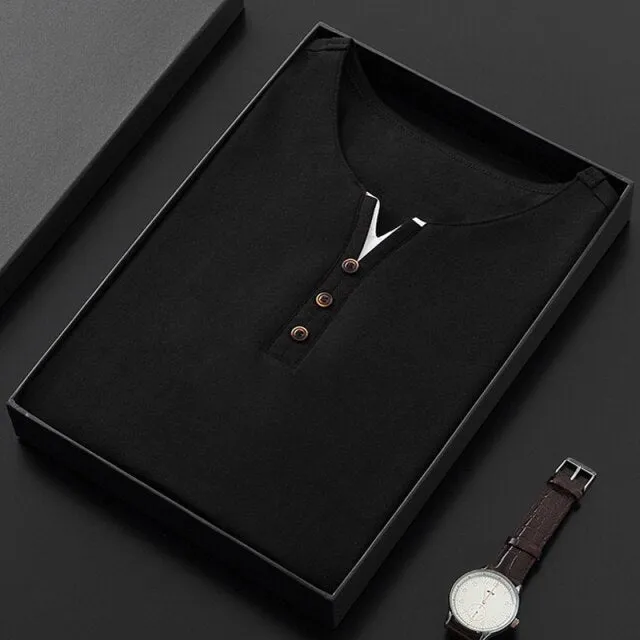Angelo Ricci™ 3 Button Short Sleeve Shirt