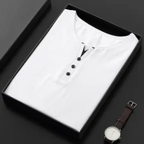 Angelo Ricci™ 3 Button Short Sleeve Shirt