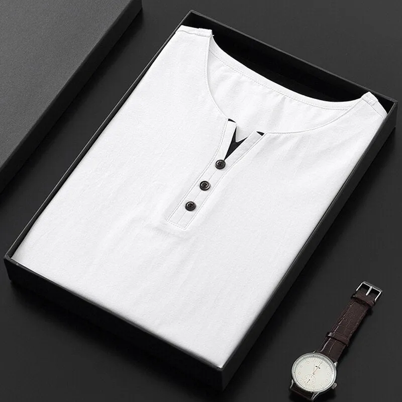 Angelo Ricci™ 3 Button Short Sleeve Shirt
