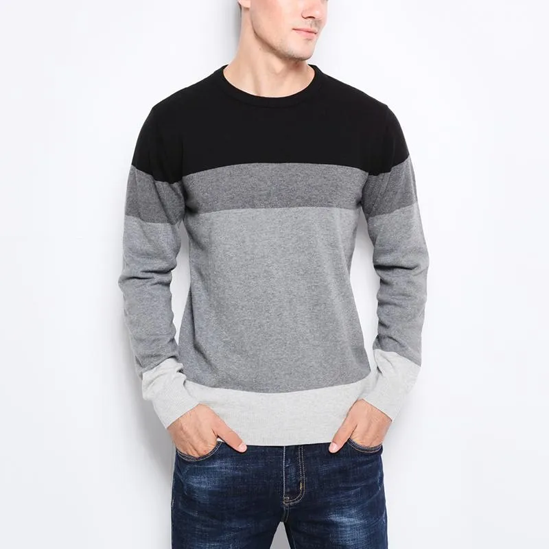 Angelo Ricci™ Casual O-Neck Sweater Pullover