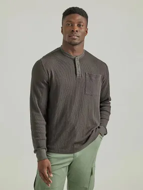 ATG X-Wrangler® Long Sleeve Henley – Raven Grey