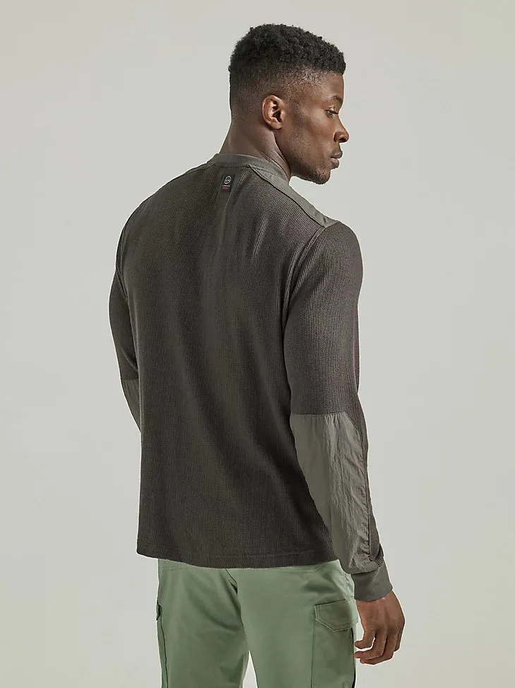ATG X-Wrangler® Long Sleeve Henley – Raven Grey