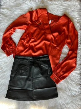 Atta girl mini skirt black