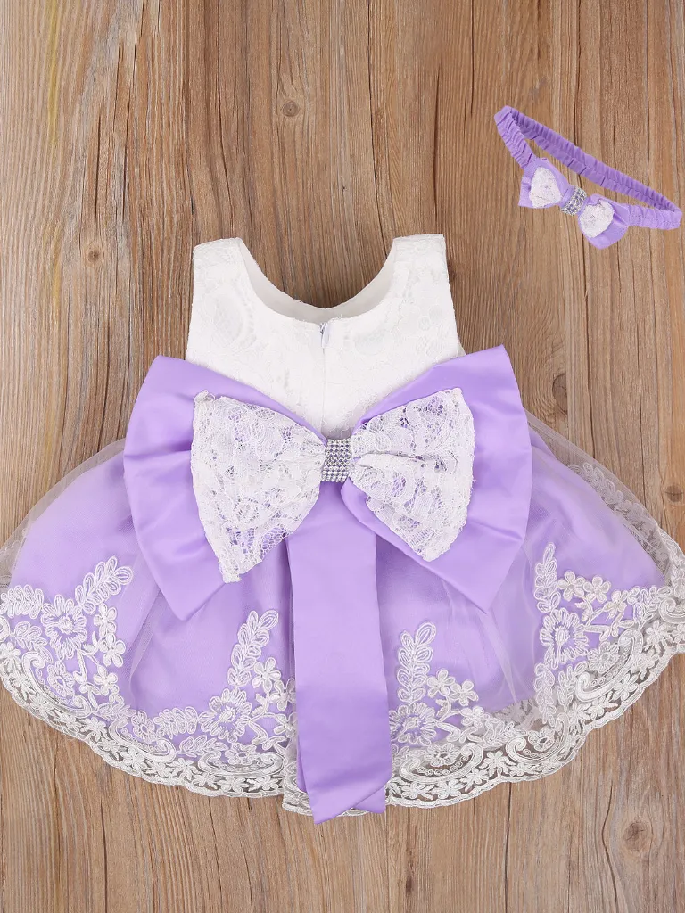 Baby Time After Time Dress with Matching Headband