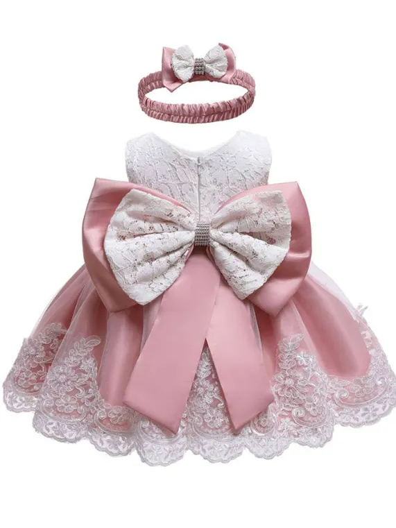 Baby Time After Time Dress with Matching Headband