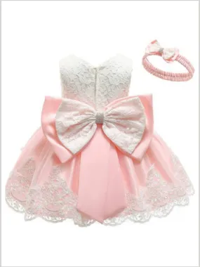 Baby Time After Time Dress with Matching Headband