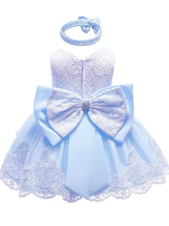 Baby Time After Time Dress with Matching Headband