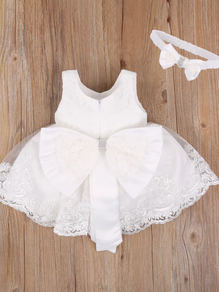 Baby Time After Time Dress with Matching Headband
