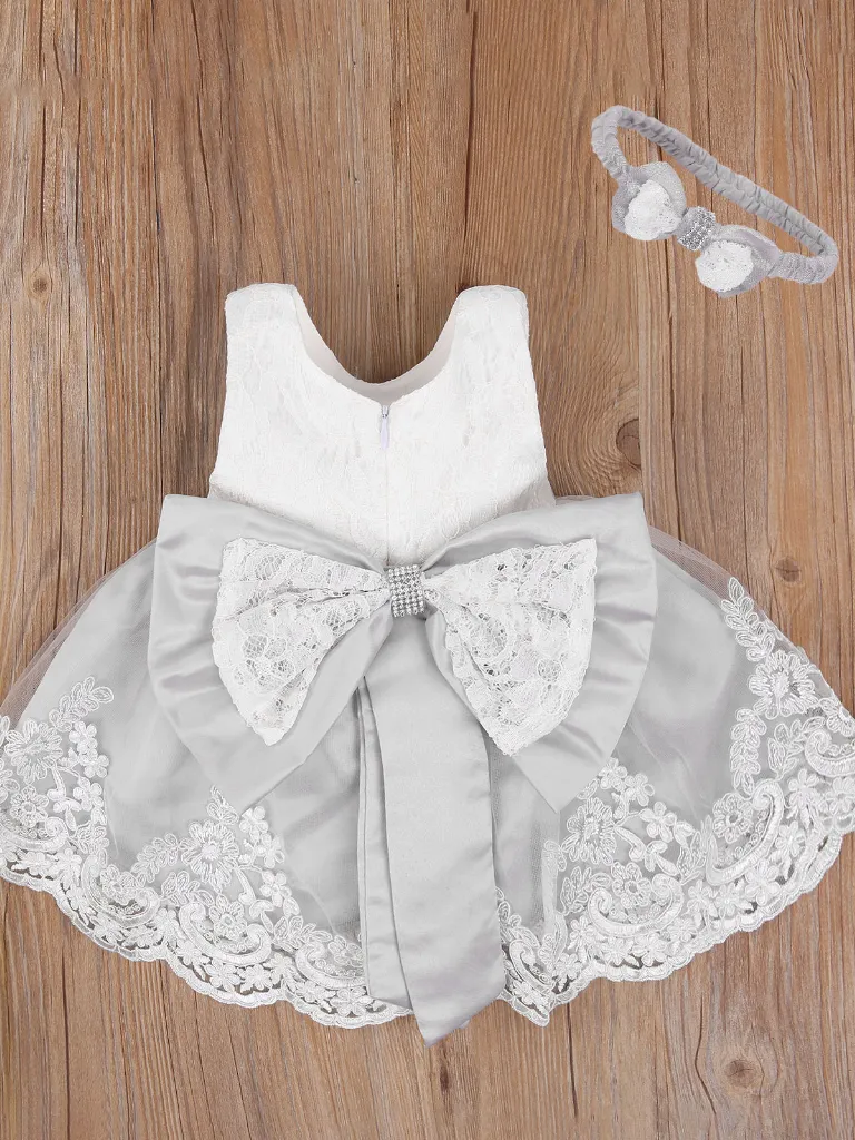 Baby Time After Time Dress with Matching Headband