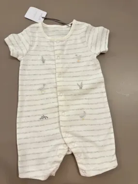 Baby Tu Cotton Overall, Cream
