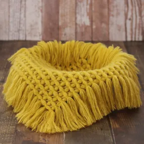 Babymoon Petal Layer Blanket Basket Filler | Baby Photography Props| Yellow