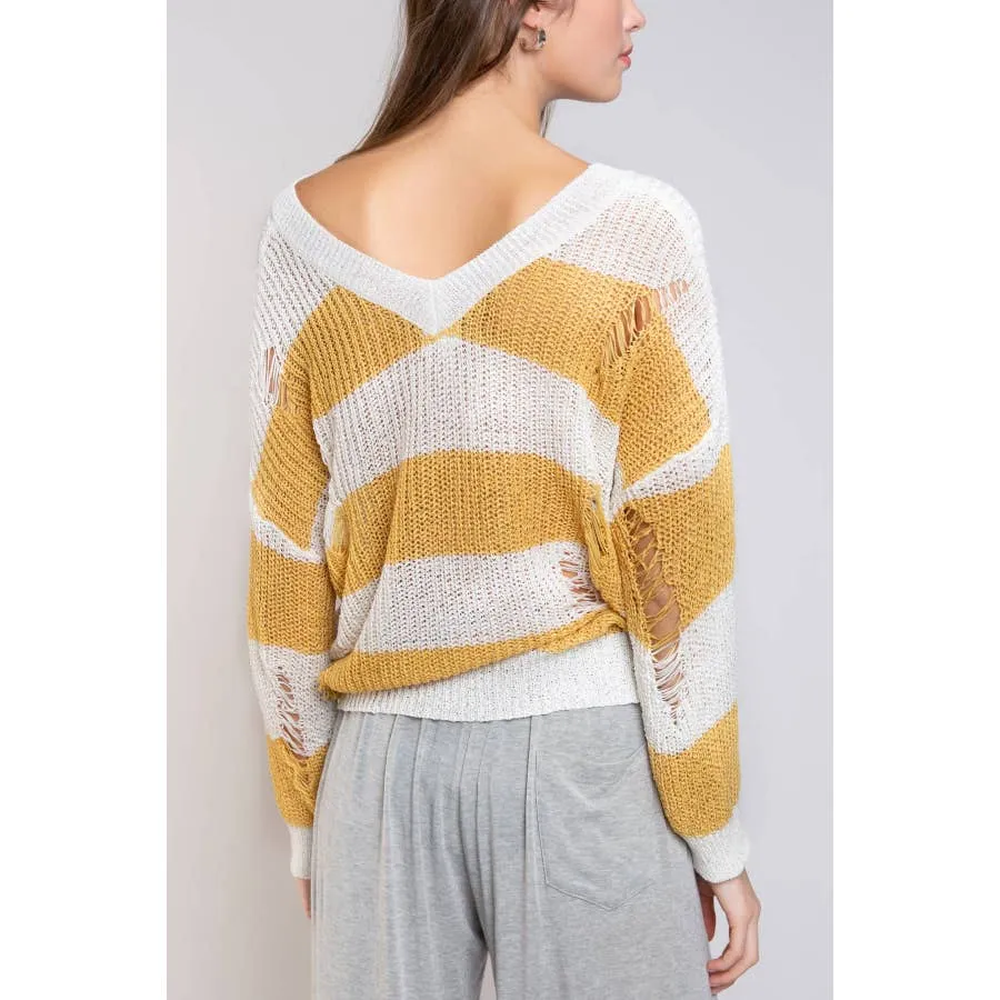 Banana stripped sweater