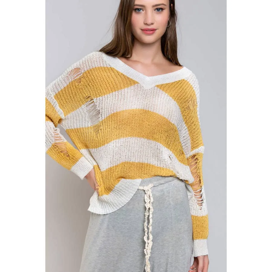 Banana stripped sweater