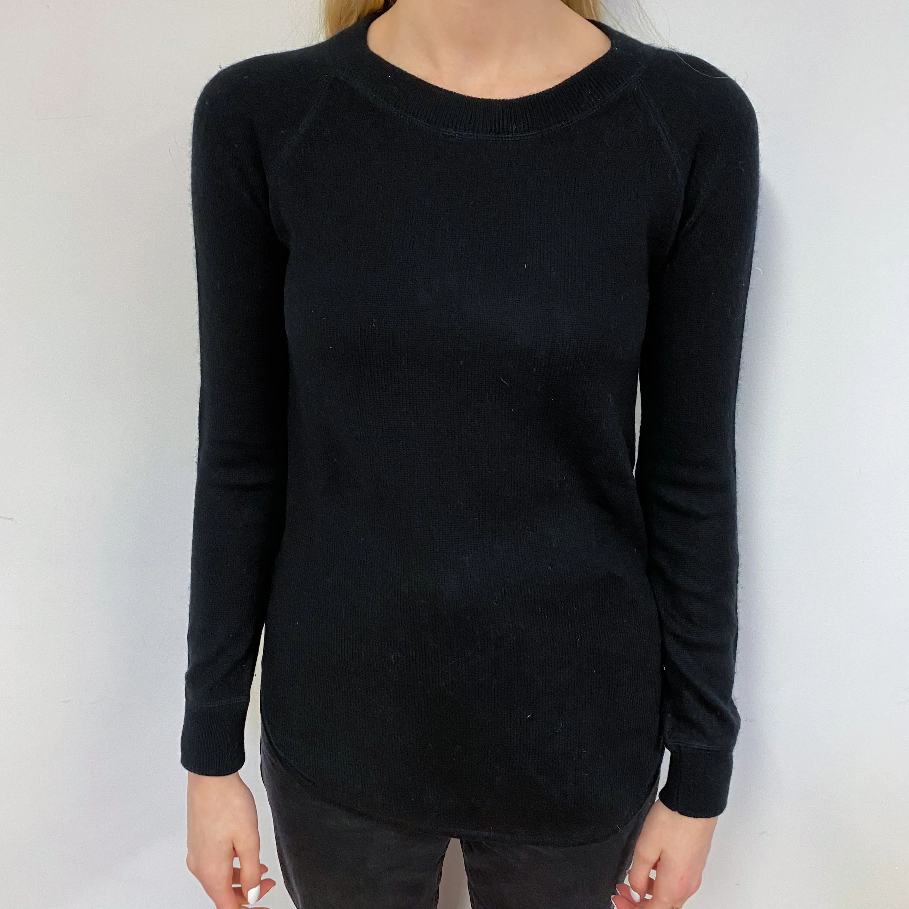 Black Crew Neck Jumper Small
