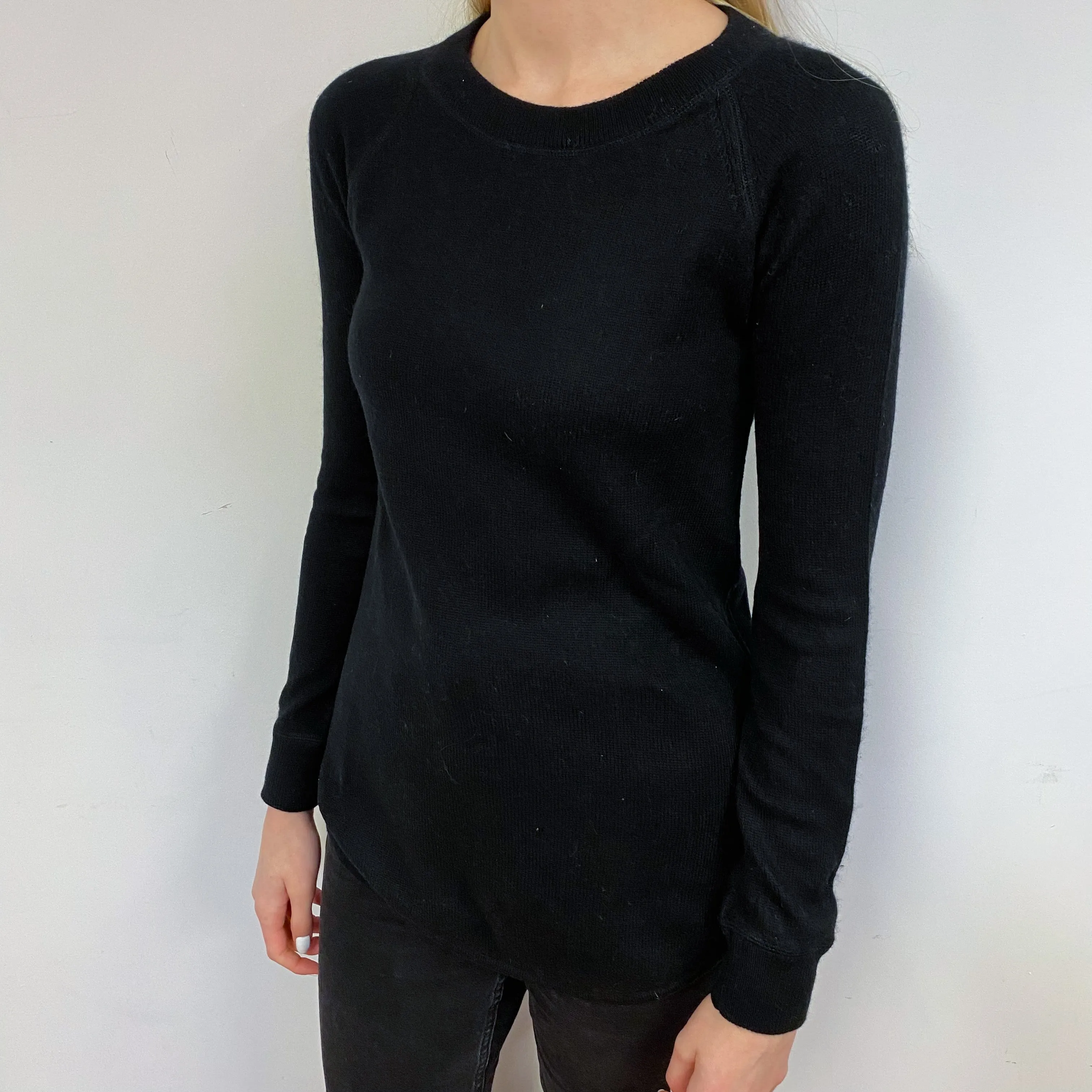 Black Crew Neck Jumper Small
