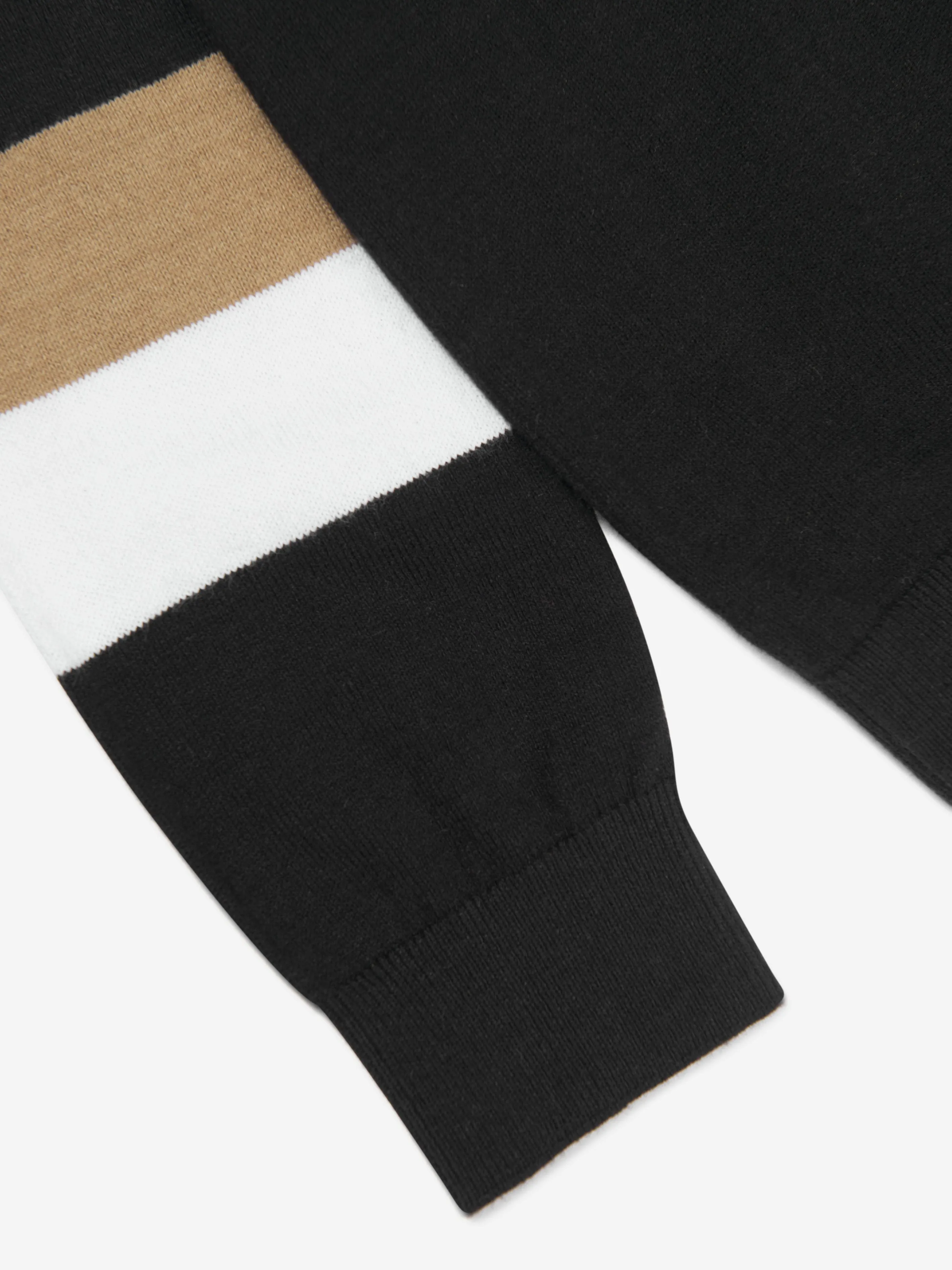 BOSS Boys Knitted Jumper in Black