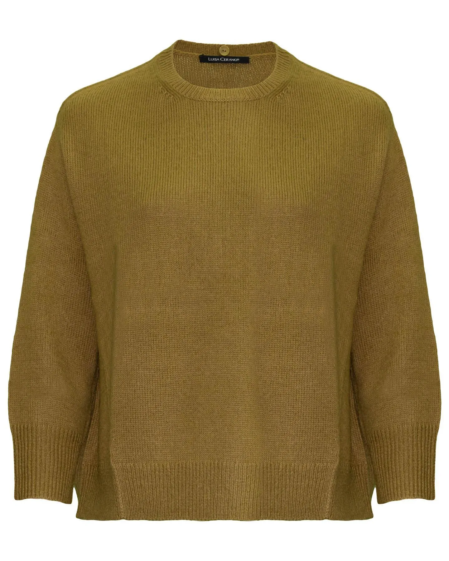 Boxy Pullover Removable Collar