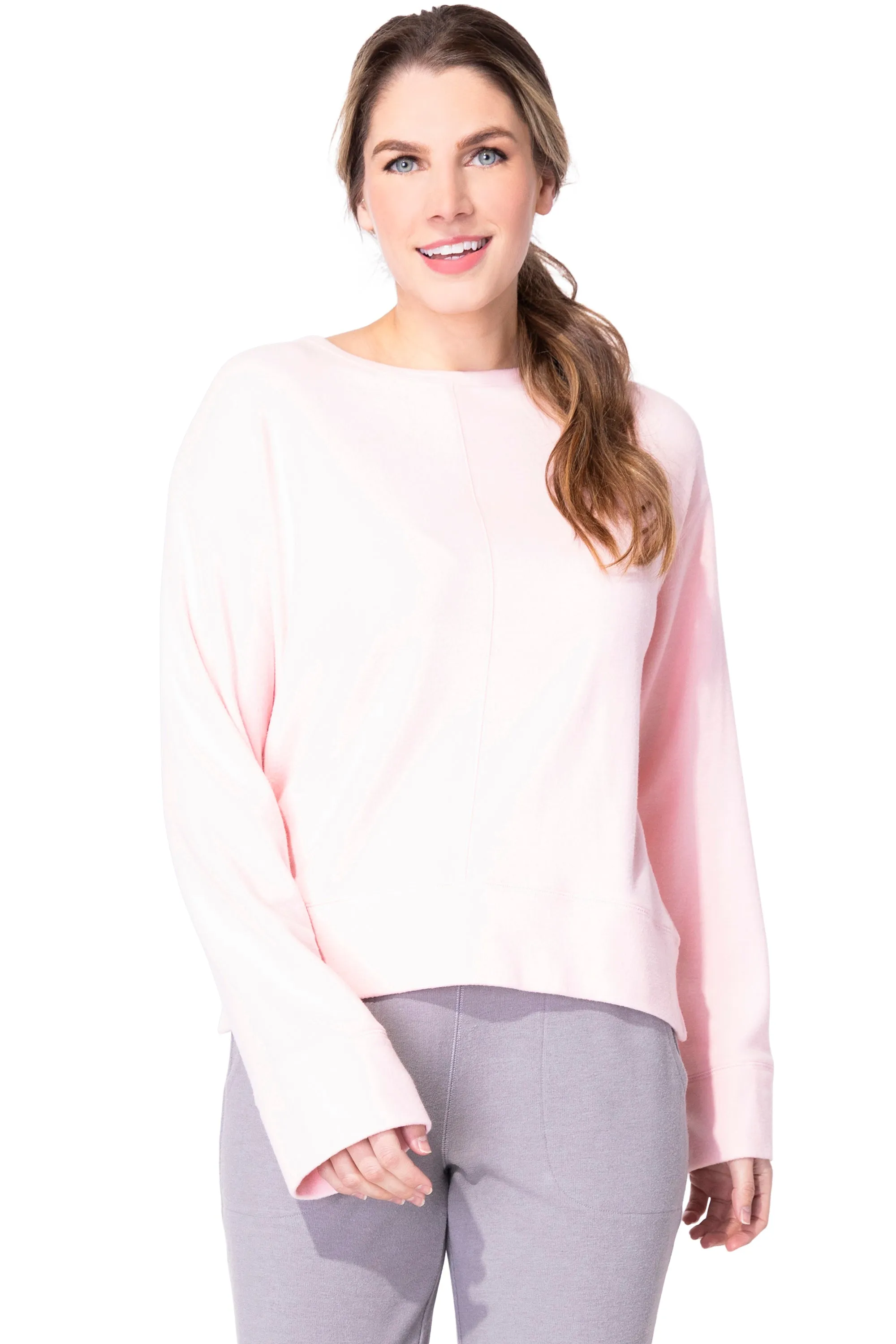 Butterey Rib Knit Snuggly Pullover