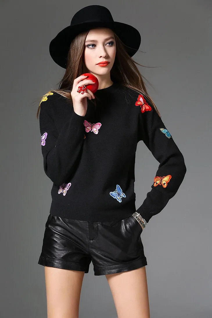 Butterfly Oversized Sweater