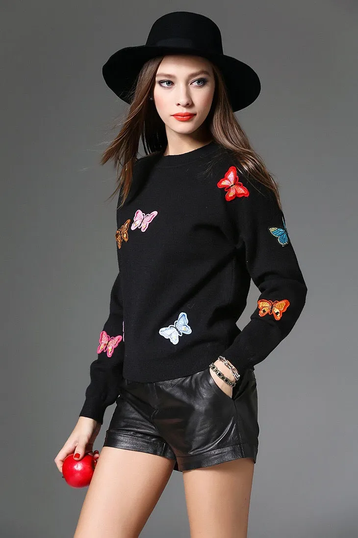 Butterfly Oversized Sweater