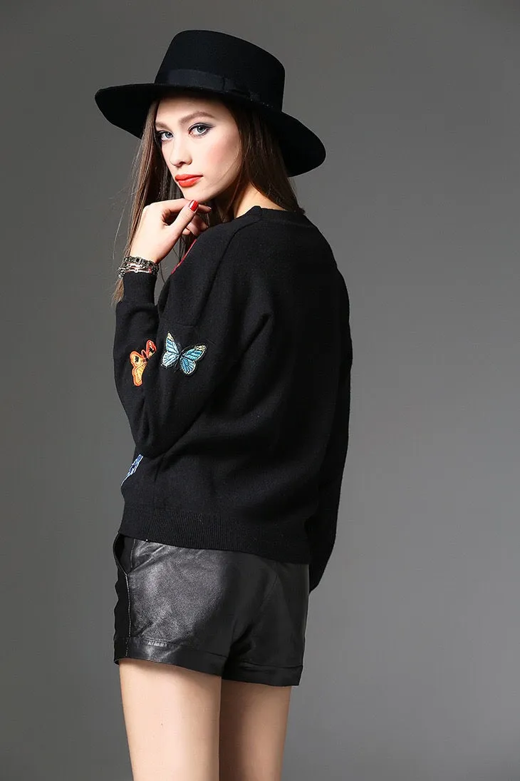 Butterfly Oversized Sweater