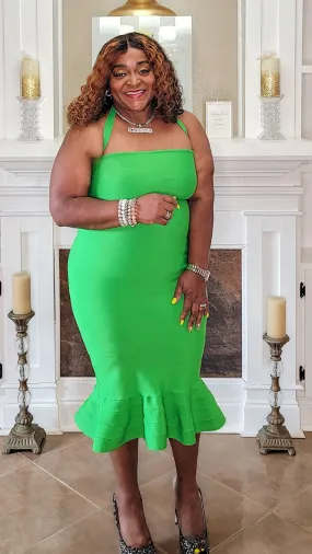Can You Handle It Curve Dress - Green Apple| ****FINAL SALE**** NO RETURNS****