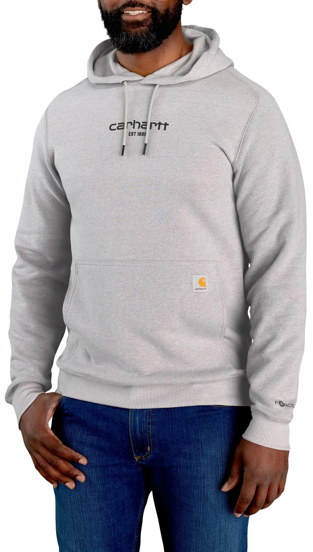 Carhartt 106655 Men's Force Relaxed Fit Lightweight Logo Graphic Sweatshirt