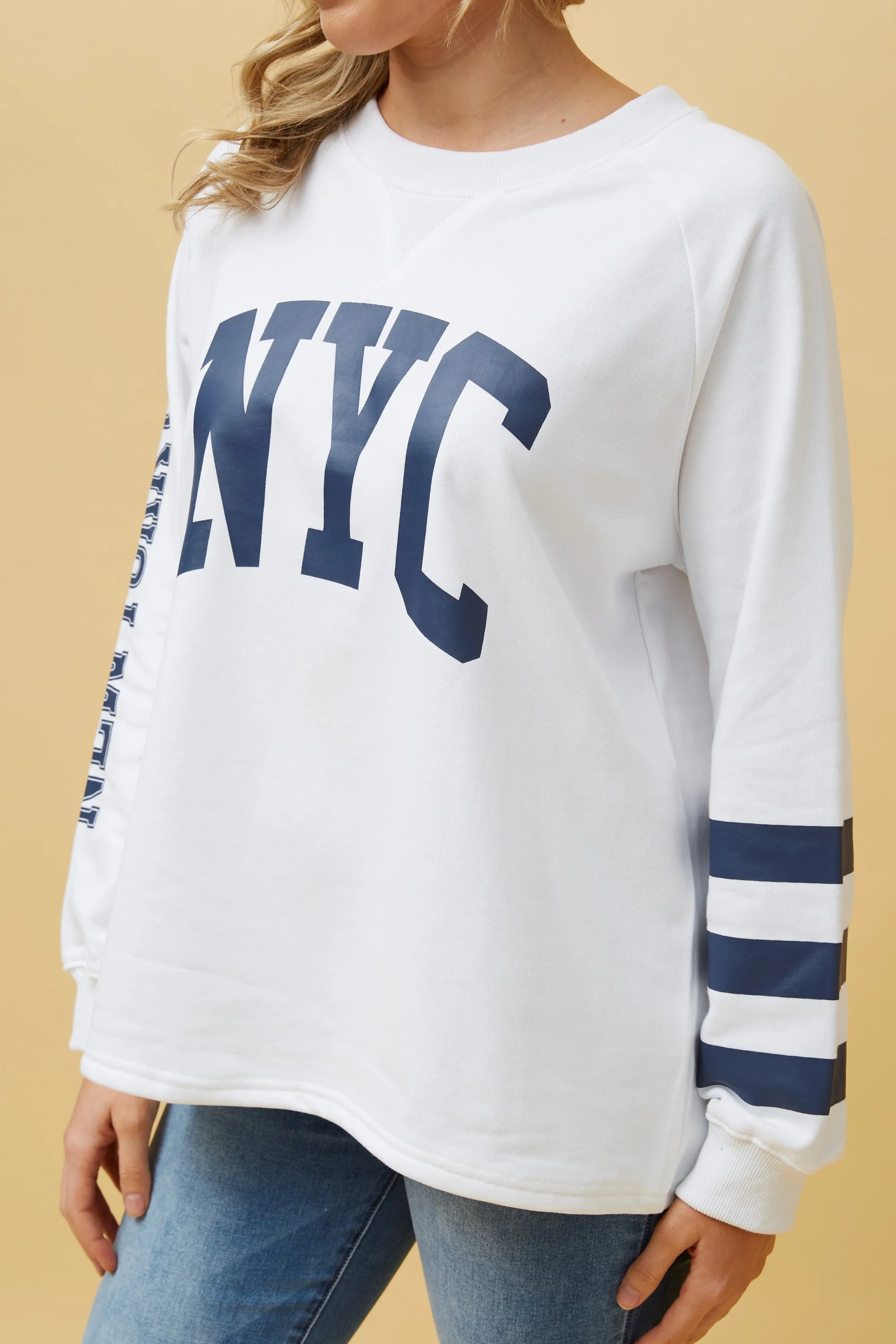 Caroline Morgan NYC Fleecy Jumper