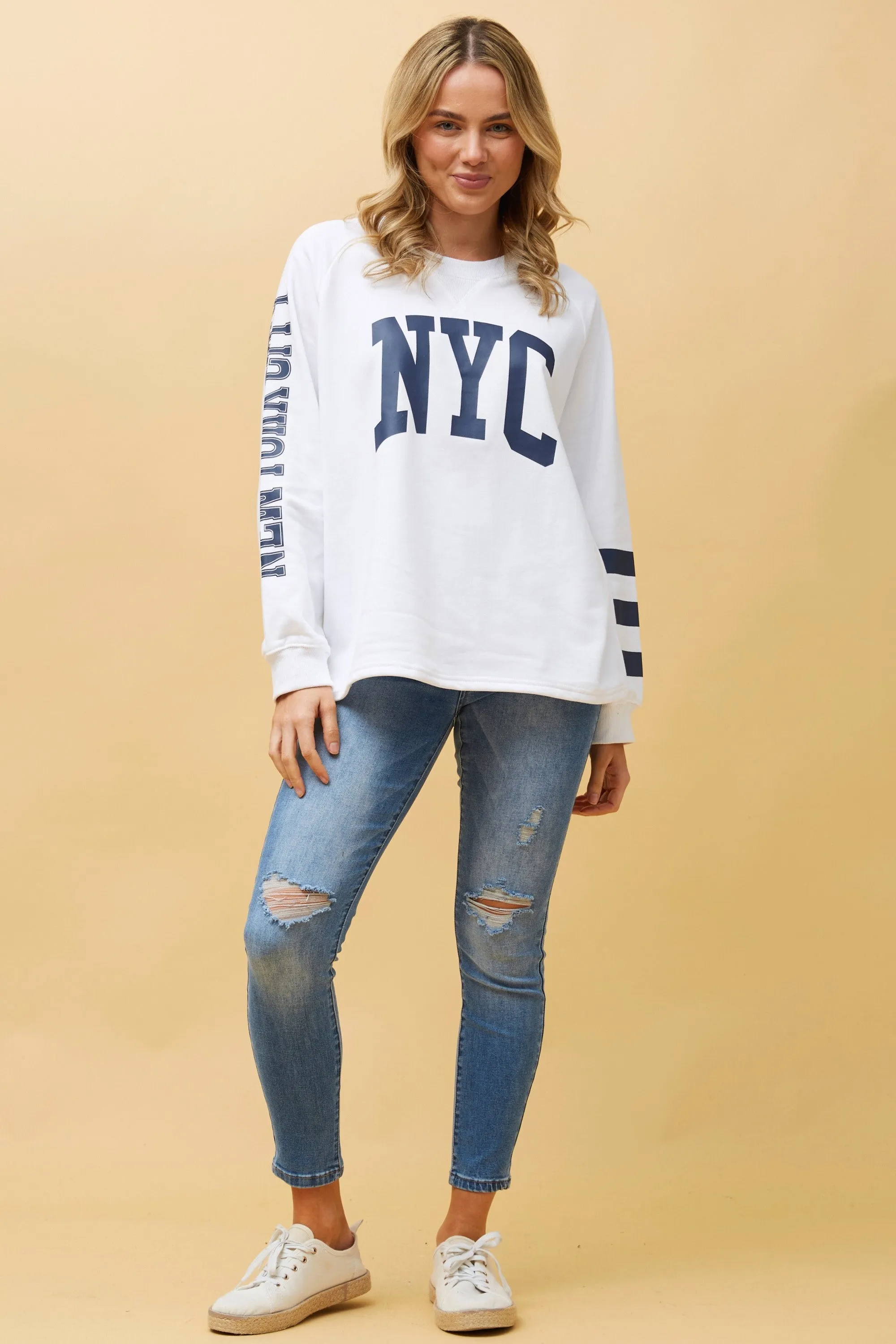 Caroline Morgan NYC Fleecy Jumper