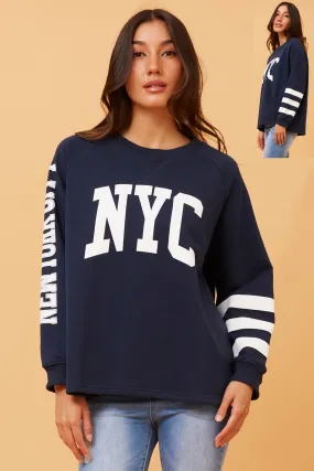 Caroline Morgan NYC Fleecy Jumper