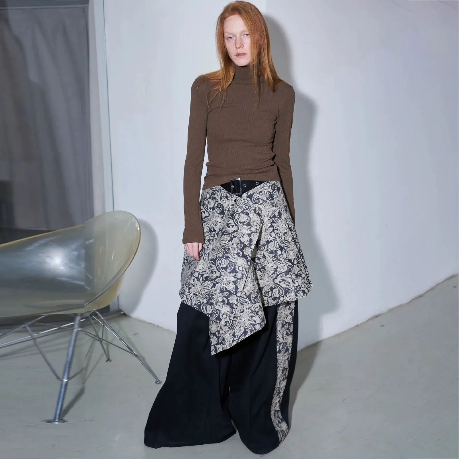 Cashew Flower Layered Skirt