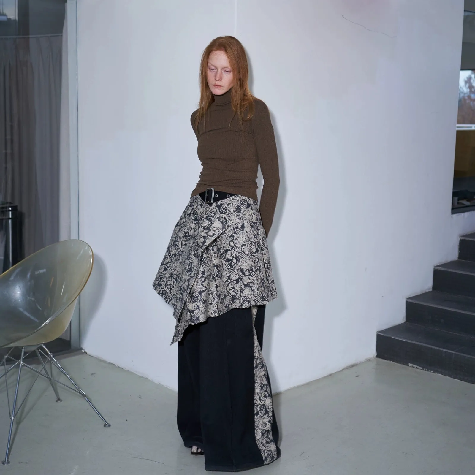 Cashew Flower Layered Skirt