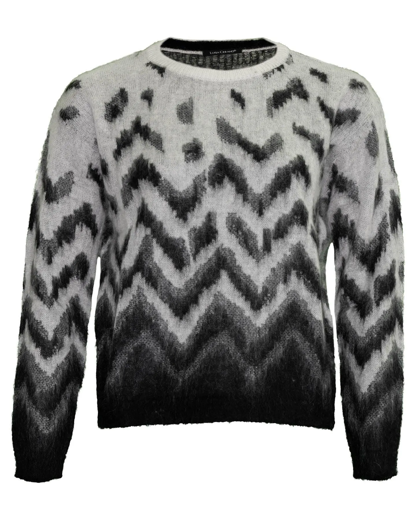 Chevron Print Pullover