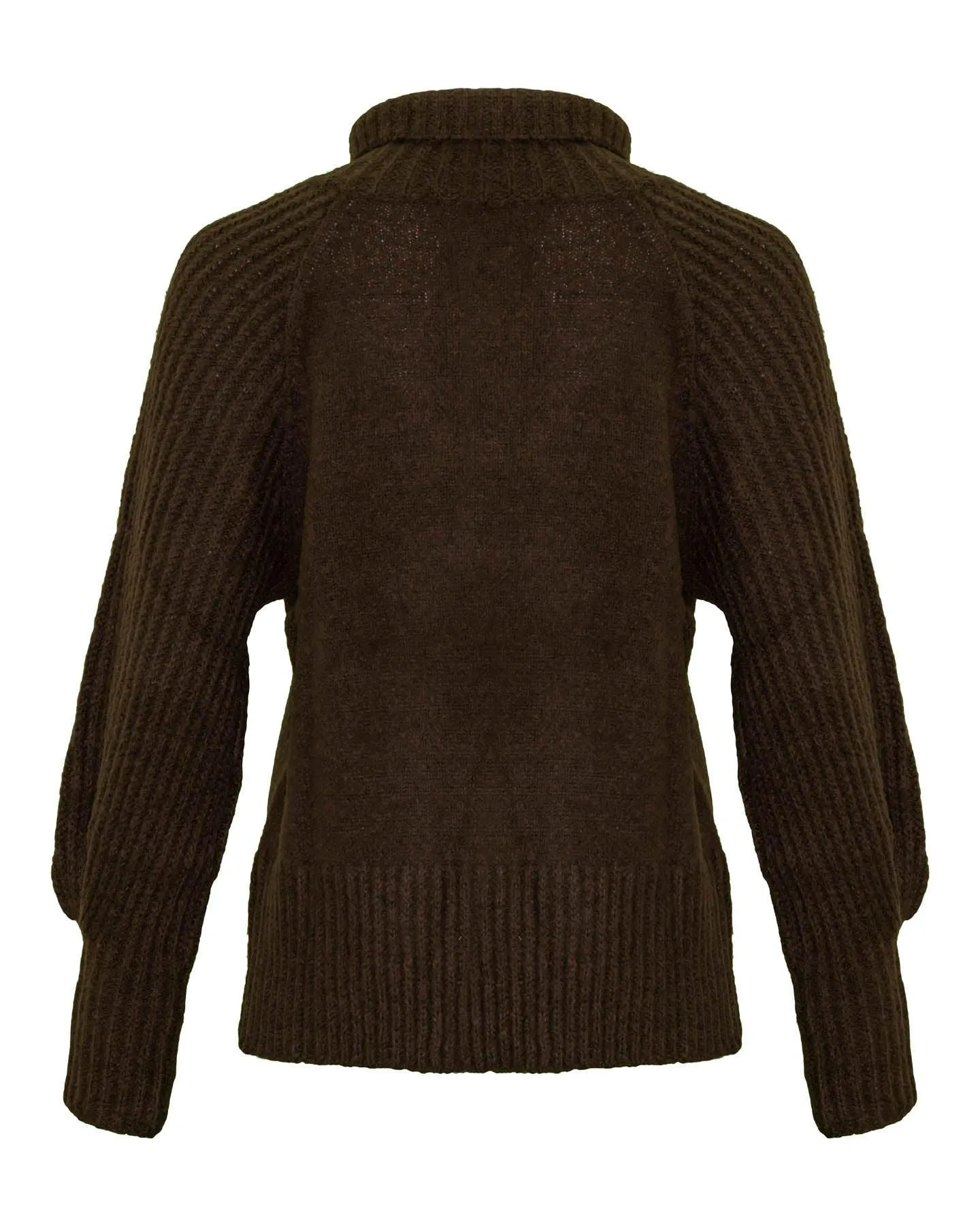 Chunky Funnel Neck Pullover