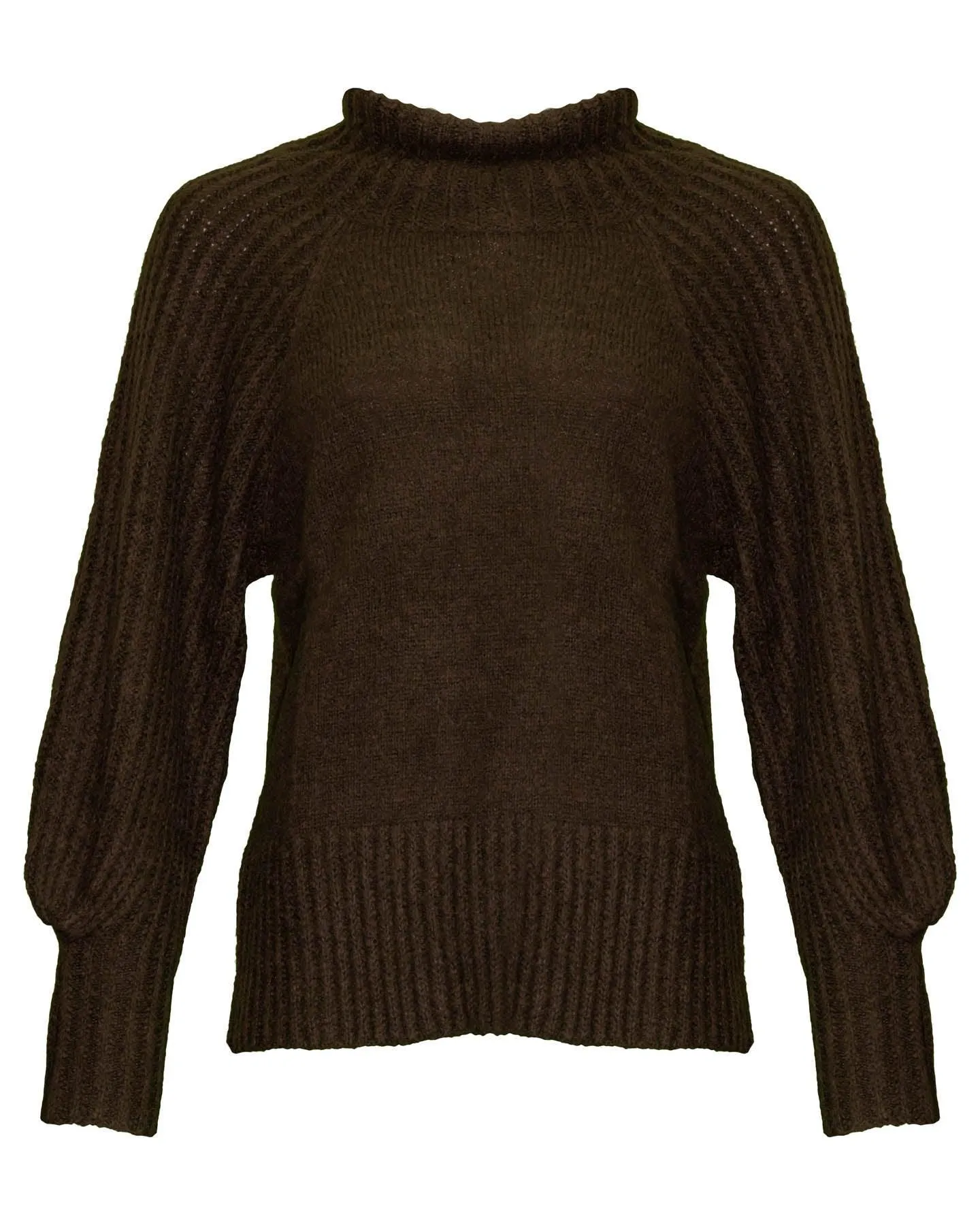 Chunky Funnel Neck Pullover