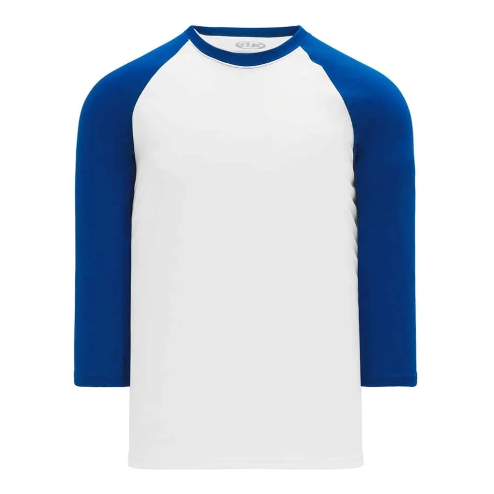 Classic 3-4 Sleeve Baseball White-Royal Shirt