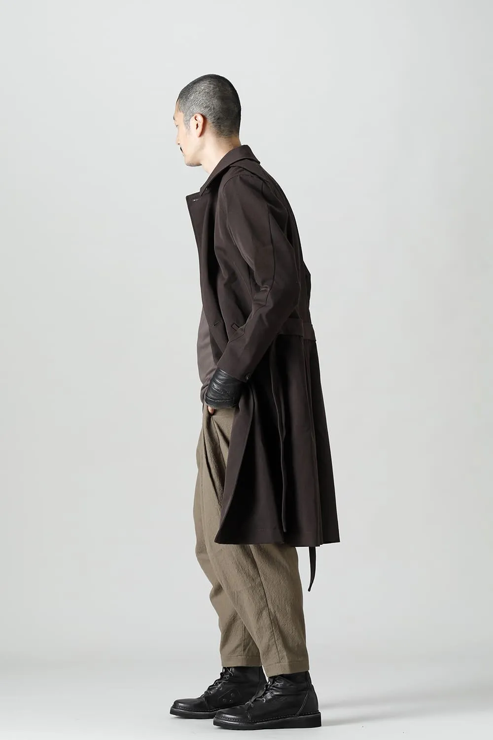 Coat structure Wool gabardine